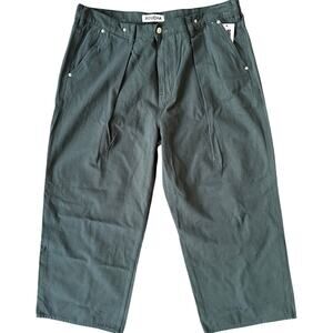 NWT ROUCHA Diana Denim Pants in Teal Green Size D XL